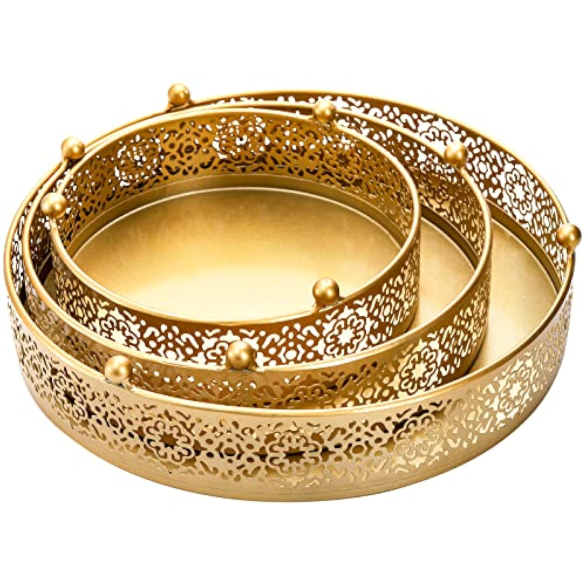 3 Pack Round Cake Stand Set for Desserts and Pastries